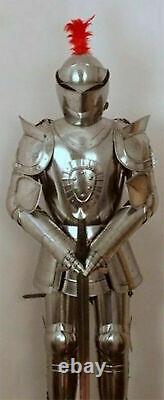 Medieval Knight Close Face Armour Knight Full Body Armour Suit Halloween