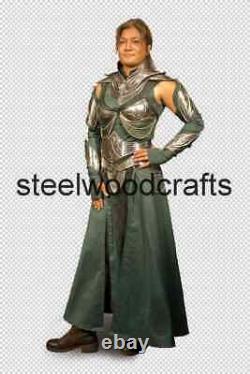 Medieval Knight Elves Warrior Lady Full Suit Of Armor Fantasy Costume Cosplay