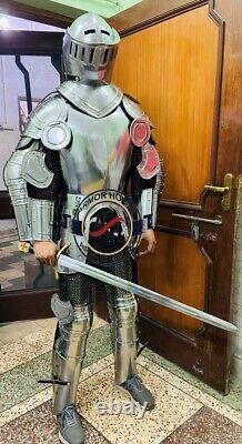 Medieval Knight European Suit of Armor 15th Century Full Body Armor LARP Costume