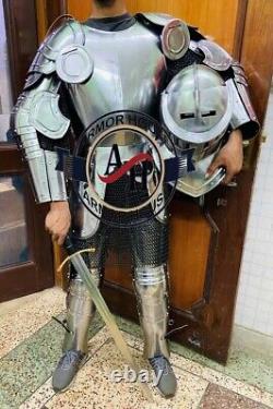 Medieval Knight European Suit of Armor 15th Century Full Body Armor LARP Costume