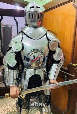 Medieval Knight European Suit of Armor 15th Century Full Body Armor LARP Costume