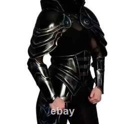 Medieval Knight Female Fantasy Costume steel Armor Lady Cuirass Armor Suit