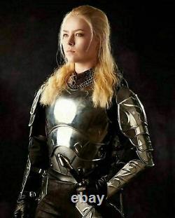 Medieval Knight Female Fantasy Full Armor, Lady Cuirass Costume Armor Suit