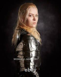 Medieval Knight Female Fantasy Full Armor Lady Cuirass Costume Armor Suit