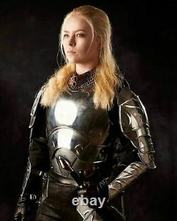 Medieval Knight Female Fantasy Full Armor, Lady Cuirass Costume Armor Suit LS22