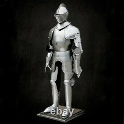 Medieval Knight Full Body Armour Suit Battle Warrior Armour 18 Gauge Steel