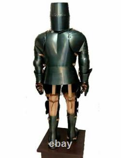 Medieval Knight Full Body Armour With Shield & Sword 15th Century Suit of Armor
