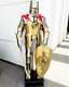 Medieval Knight Full Suit Of Armor Full Body Armor Suit Gold Finish With Stand