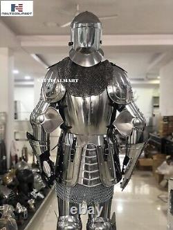 Medieval Knight Full Suit of Armor Combat Armor Halloween