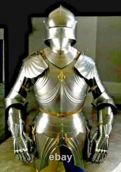 Medieval Knight Gothic Half Armor Suit Wearable SCA Cosplay Larp Armor Perfect