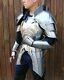 Medieval Knight Gothic Knight Half Body Armor Suit Cuirass W Pauldrons Brace