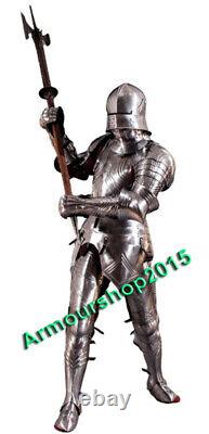 Medieval Knight Gothic Steel Wearable Full Suit of Armor