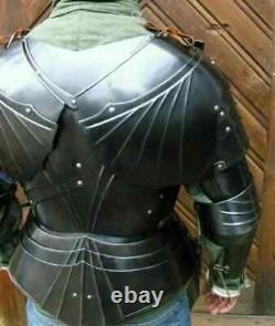 Medieval Knight Gothic Suit handmade solid metal half Armor costume