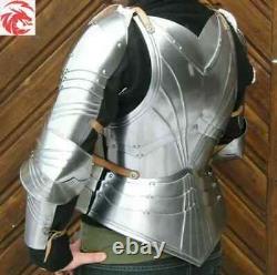 Medieval Knight Half Armour Suit Warrior Armor Larp Reenactment Cosplay