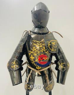 Medieval Knight Half Suit of Armor Antique Finish Warrior Costume