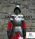 Medieval Knight Half Suit of Armor Breastplate with Helmet Armor Repoduction