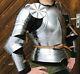 Medieval Knight Half Suit of Armor Costume Collectibles Roman Reenactment Silver