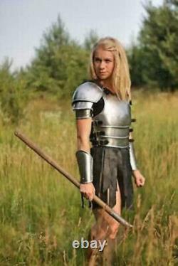 Medieval Knight Lady Armor Fantasy Female Armor Cosplay Suit Women Larp Armor