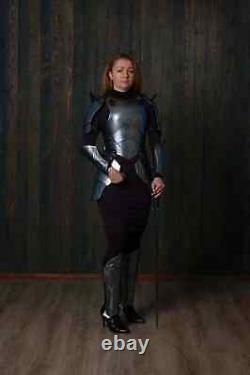 Medieval Knight Lady Armour Suit, Lady Armour Costume, Lady Cuirass, Halloween