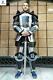 Medieval Knight Larp Wearable Full Suit Of Armor Size 6 Feet Costume
