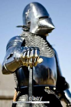 Medieval Knight Pig Face Armor Suit With Chainmail Combat Full Body Suit Armor