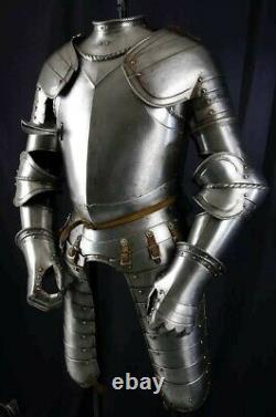 Medieval Knight Plate Armour Suit Battle Warrior Half Body Armour Suit 18