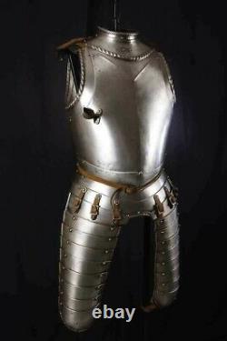 Medieval Knight Plate Armour Suit Battle Warrior Half Body Armour Suit 18