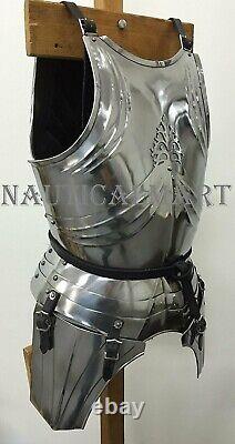 Medieval Knight Renaissance Suit Of Armor Steel Breastplate Halloween Costume