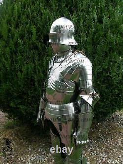 Medieval Knight SCA LARP Gothic Full Body Armor Suit Cuirass Best Halloween Gift