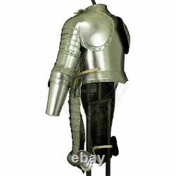 Medieval Knight Stainless Steel Half Body Armor Suit