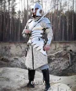 Medieval Knight Steel Cuirass Half Body Armor Suit LARP Armour Halloween