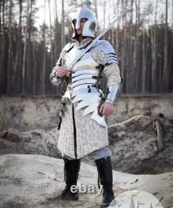 Medieval Knight Steel Cuirass Half Body Armor Suit LARP Halloween Armour