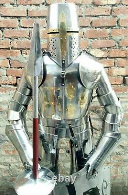 Medieval Knight Suit 15th Century Combat Full Body Armour Halloween Costume