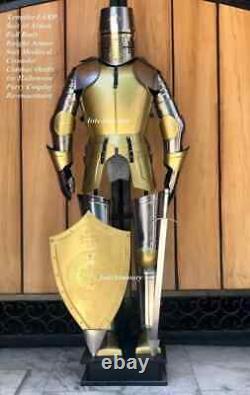 Medieval Knight Suit Armor Costume Full Body Armour Wearable Suit Of Armour Larp