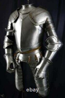 Medieval Knight Suit Armor Full Wearable Body Armor 18G Steel Armor Replica Gift