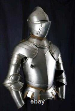 Medieval Knight Suit Armor Full Wearable Body Armor 18G Steel Armor Replica Gift