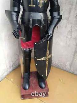 Medieval Knight Suit Armour Battle Ready Steel Full Body Costume Men Armor LARP