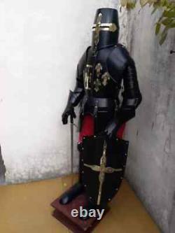 Medieval Knight Suit Armour Battle Ready Steel Full Body Costume Men Armor LARP