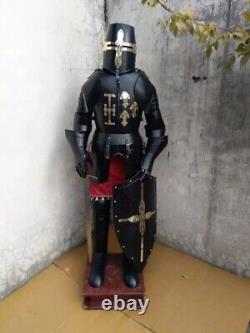 Medieval Knight Suit Armour Battle Ready Steel Full Body Costume Men Armor LARP