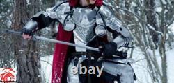 Medieval Knight Suit Armour Full Wearable Body Armor 18 Ga Steel Armor Costume
