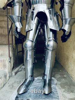 Medieval Knight Suit Of Armor 15th Century Combat Full Body Wearable Suit Armor