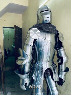 Medieval Knight Suit Of Armor 15th Century Combat Full Body Wearable Suit Armor