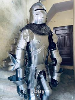 Medieval Knight Suit Of Armor 15th Century Combat Full Body Wearable Suit Armor