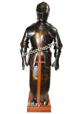 Medieval Knight Suit Of Armor 17th Century Combat Full Body Armour Suit WithShield