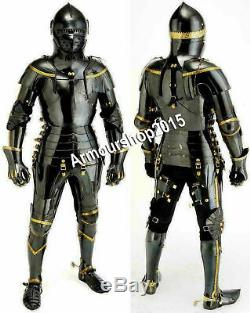 Medieval Knight Suit Of Armor Combat Full Body Antique Armour Costume