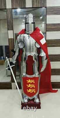 Medieval Knight Suit Of Armor Combat Full Body Armour Wearable Templar Costume