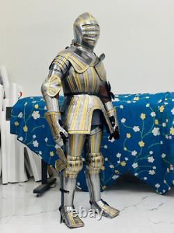 Medieval Knight Suit Of Armor Combat Full Body Halloween 16th century Gothic
