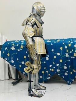 Medieval Knight Suit Of Armor Combat Full Body Halloween 16th century Gothic