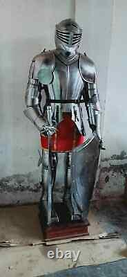 Medieval Knight Suit Of Armor Crusader Combat Full Body Armour Cosplay Templar