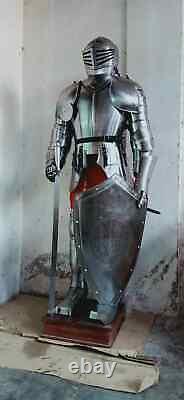 Medieval Knight Suit Of Armor Crusader Combat Full Body Armour Cosplay Templar